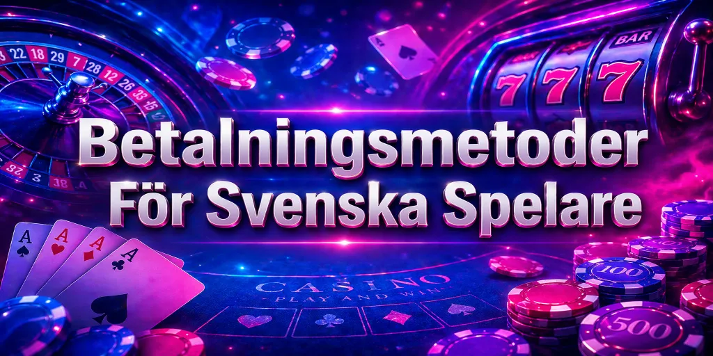 Betalningsmetoder För Svenska Spelare