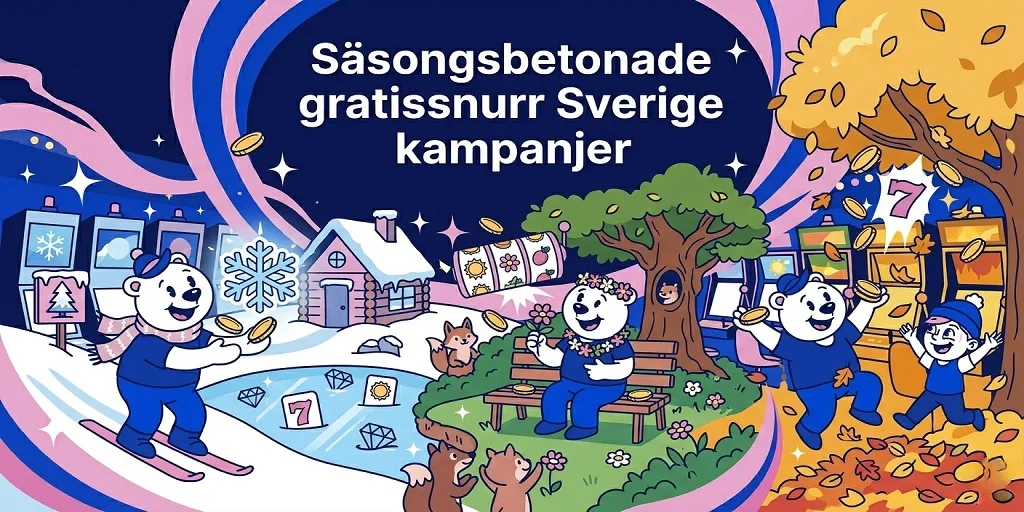 Säsongsbetonade gratissnurr Sverige kampanjer